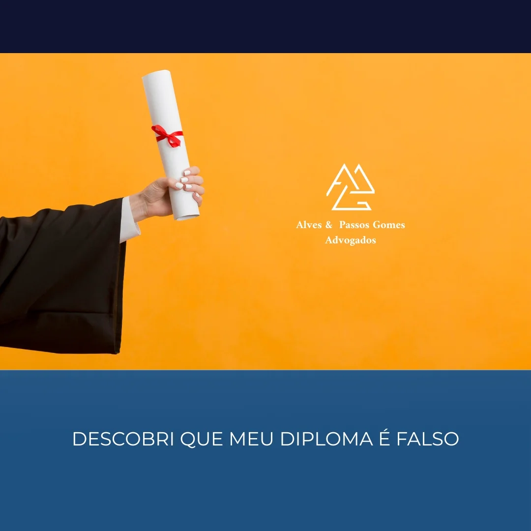 DESCOBRI QUE MEU DIPLOMA É FALSO