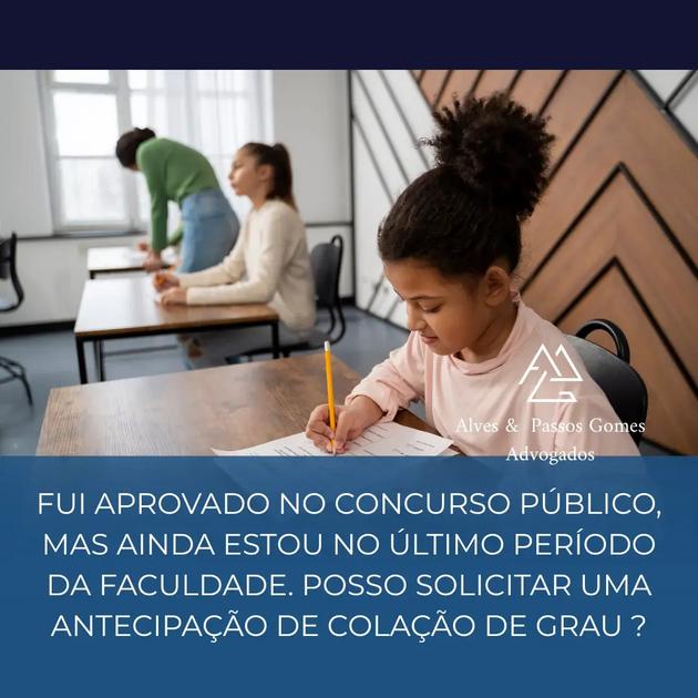 Antecipação de Colação de Grau