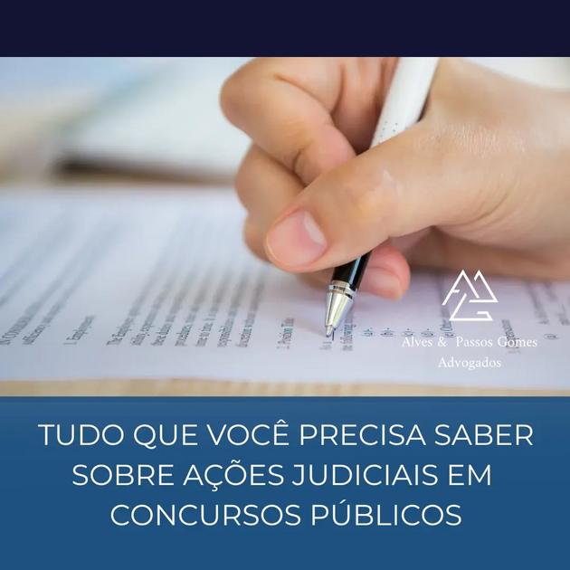 Ação Judicial em Concursos Públicos