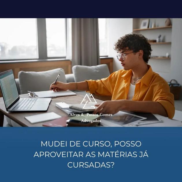 Aproveitar disciplinas já cursadas