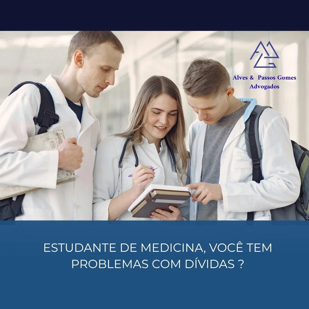 ESTUDANTE DE MEDICINA, VOCÊ TEM PROBLEMAS COM DÍVIDAS ?