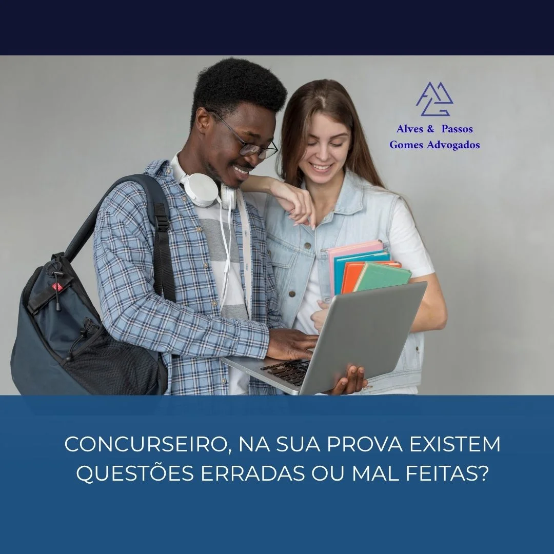 CONCURSEIRO, NA SUA PROVA EXISTEM QUESTÕES ERRADAS OU MAL FEITAS?