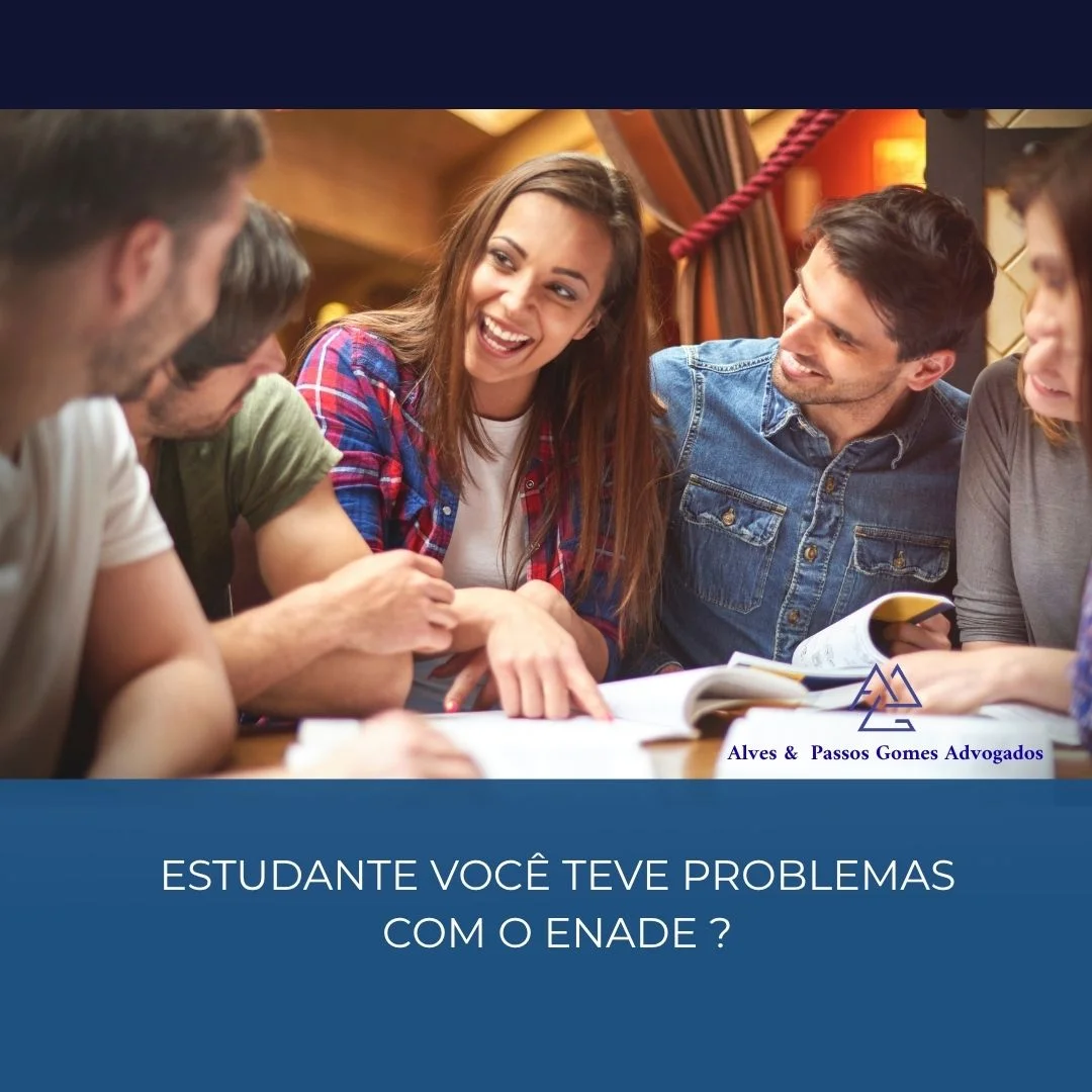 ESTUDANTE VOCÊ TEVE PROBLEMAS COM O ENADE ?